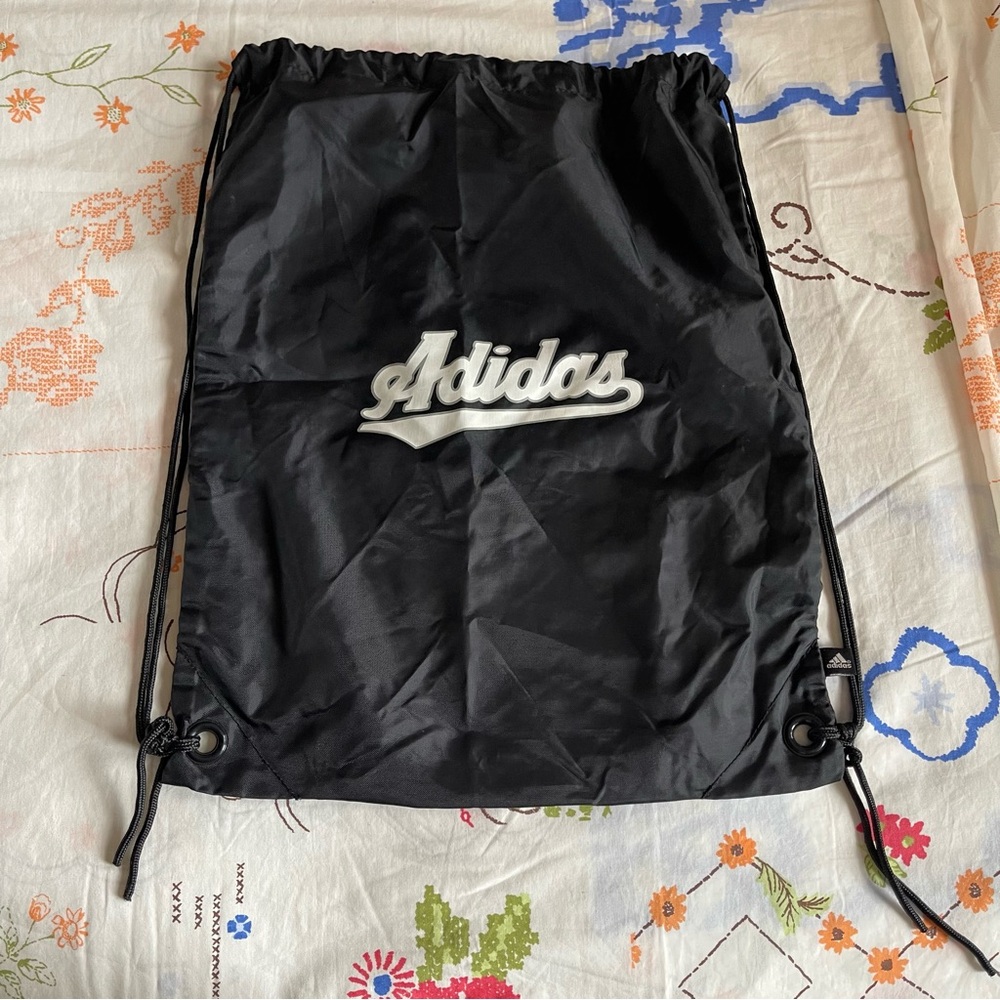 Adidas Black Drawstring Backpack
